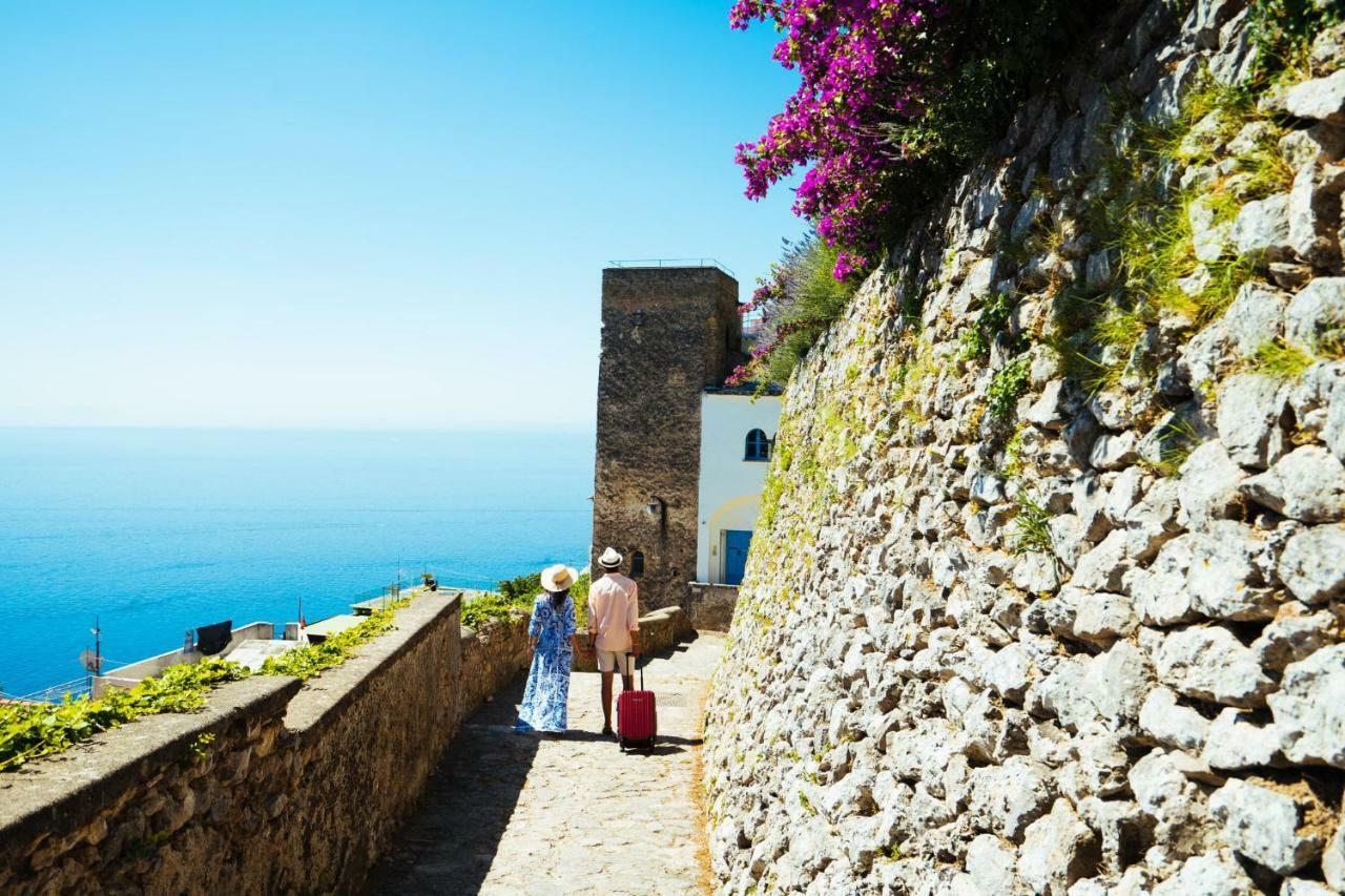 Sea View Villa In Ravello With Lemon Pergola, Gardens And Jacuzzi - Ideal For Elopements Exterior foto